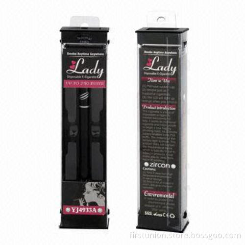Elegant Disposable Electronic Cigarettes with 150mAh Battery Capacity, Gift Box Packing